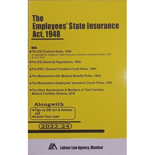 Labour law Agency's Employees State Insurance Act, 1948 Bare Act 2023